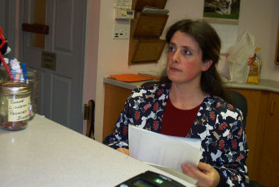 Receptionist Lisa